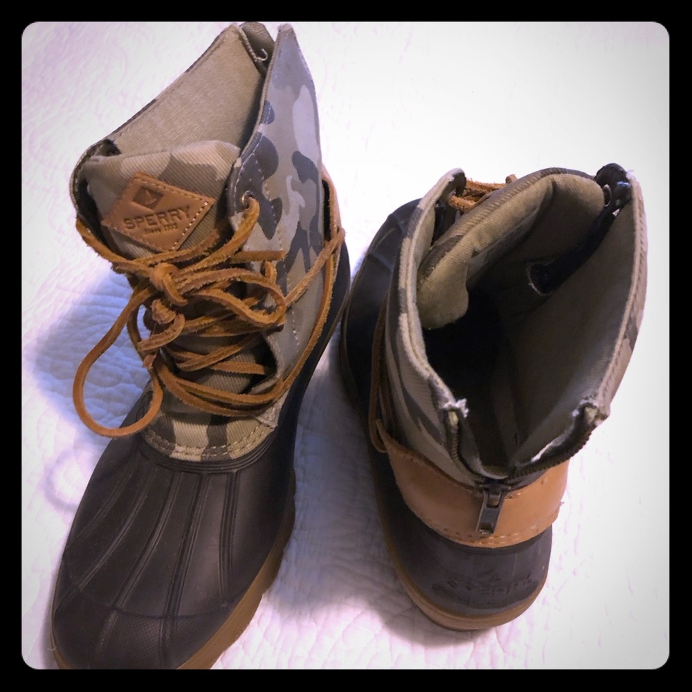Sperry Boots, worn 3 times.  Like new